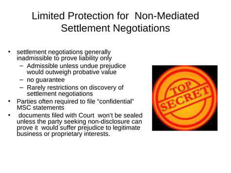 NegotiatingaSettlementAgreement