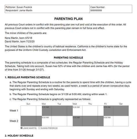 2.DetailCustodyandChildSupportTerms