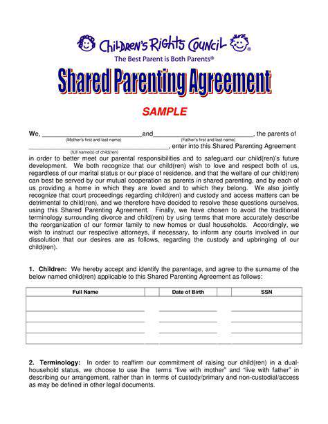 EstablishingCo-ParentingAgreements