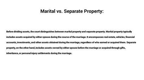 IdentifyingMaritalvs.SeparateProperty