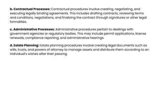 3.LegalProcedures:Filing,Hearings,andNegotiations